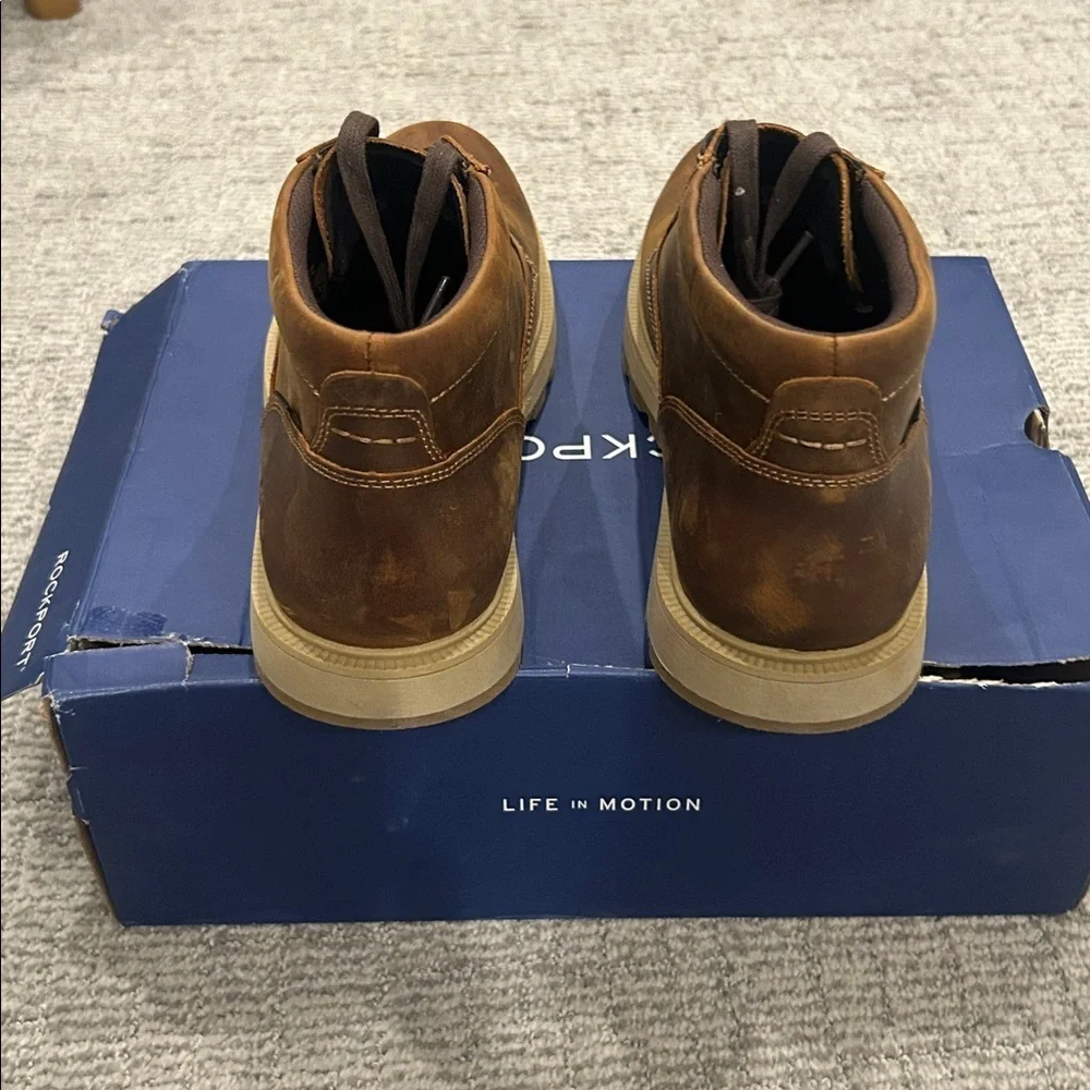 Rockport Seamus Waterproof Boot Natural 12